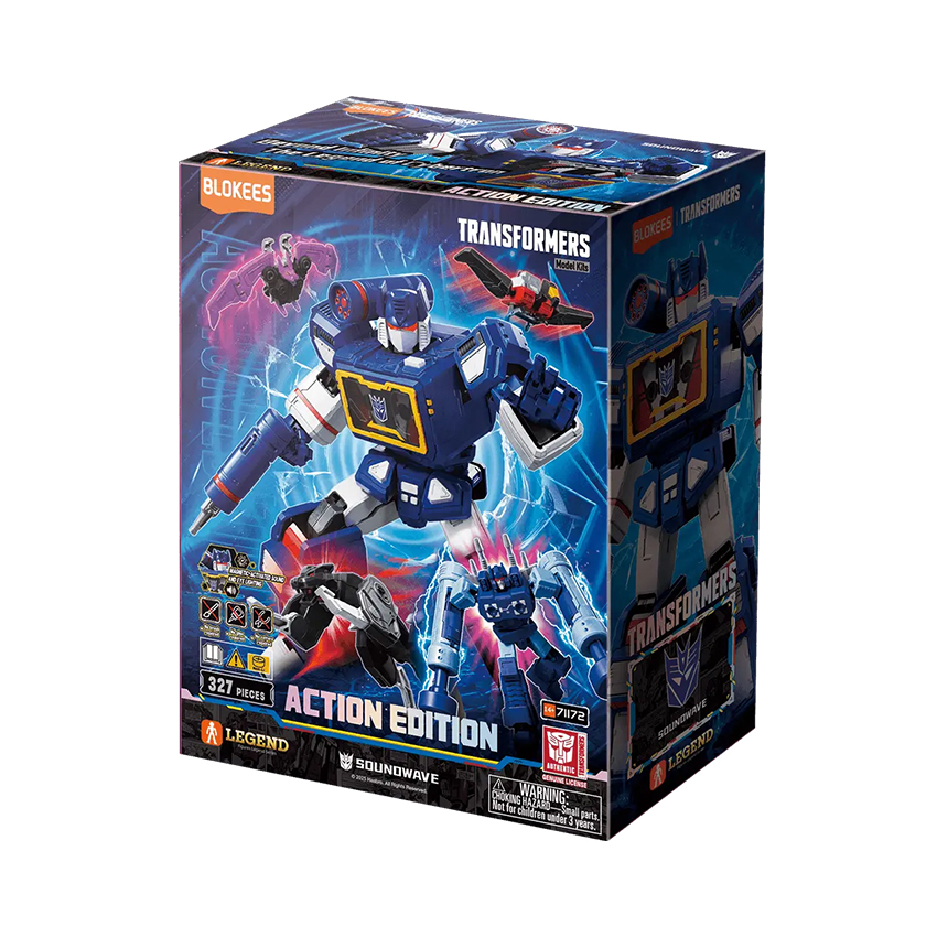 Mô hình Blokees Transformers 71172-Transformers AE03 -SOUND WAVE (20cm) (810181530872)