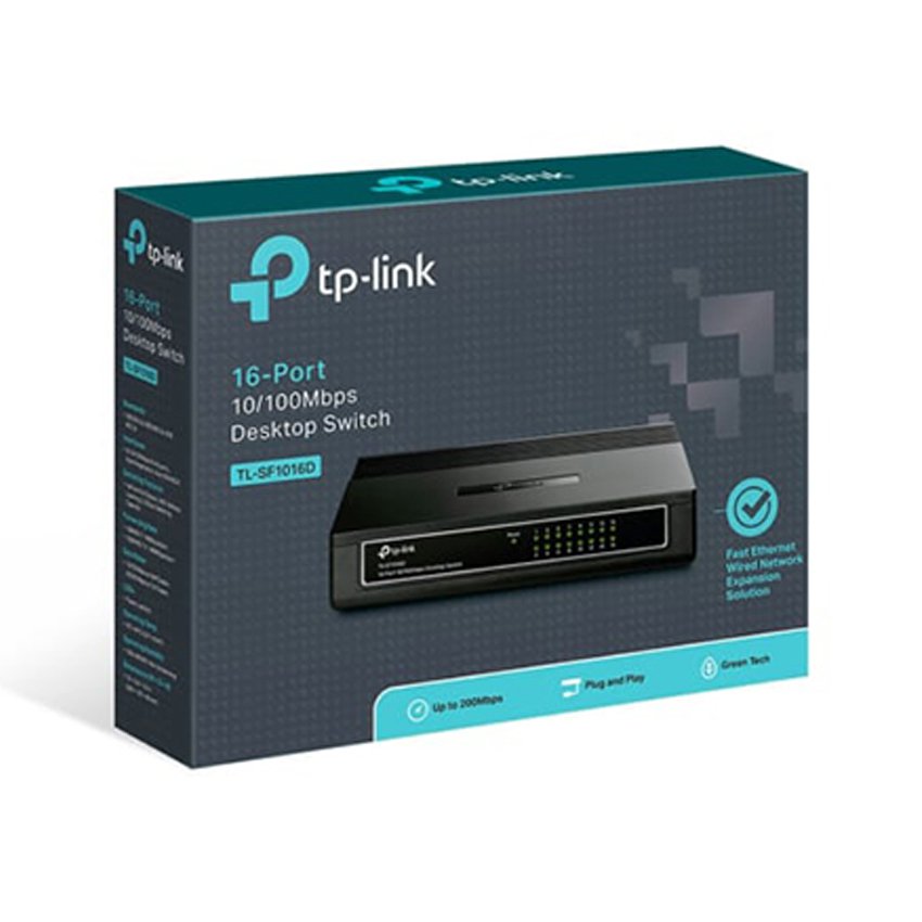 Switch TP-Link TL-SF1016D (16Port 10/100Mbps – Vỏ nhựa)