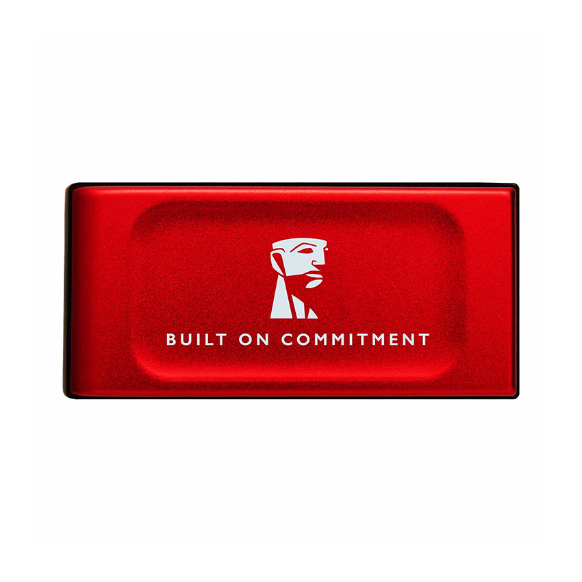 Ổ cứng di động Kingston SSD 2000GB USB 3.2 Gen 2 SXS1000R/2000G Màu Đỏ