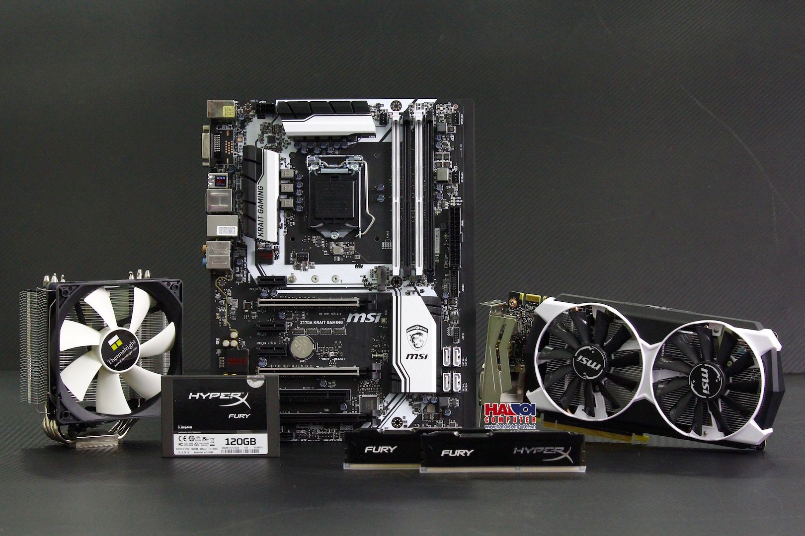 BỘ COMBO SET GAMING COLOR – BLACK AND WHITE PRO