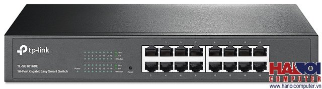 Switch TP-Link TL-SG1016DE (16Port 10/100/1000Mbps – Vỏ kim loại)