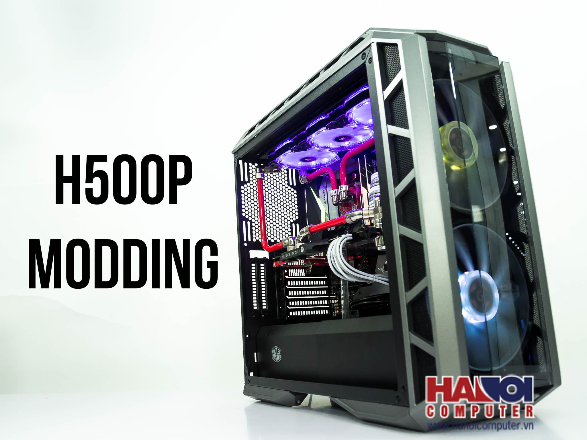 Trọn bộ tản nhiệt nước PC Cooler Master H500P (Lắp ráp theo yêu cầu)