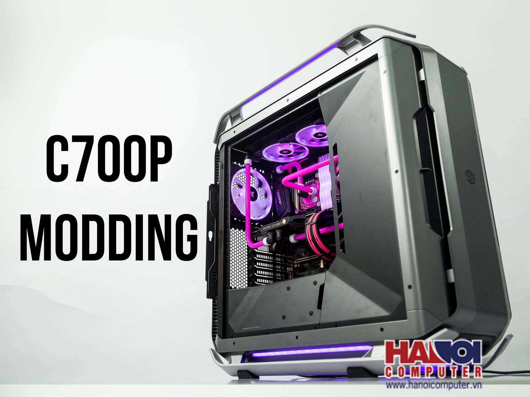 Trọn bộ tản nhiệt nước PC Cooler Master C700P (Lắp ráp theo yêu cầu)
