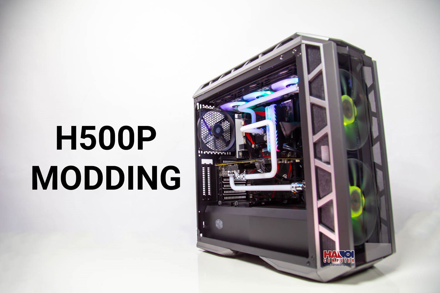 Trọn bộ tản nhiệt nước PC Cooler Master H500P (Lắp ráp theo yêu cầu)
