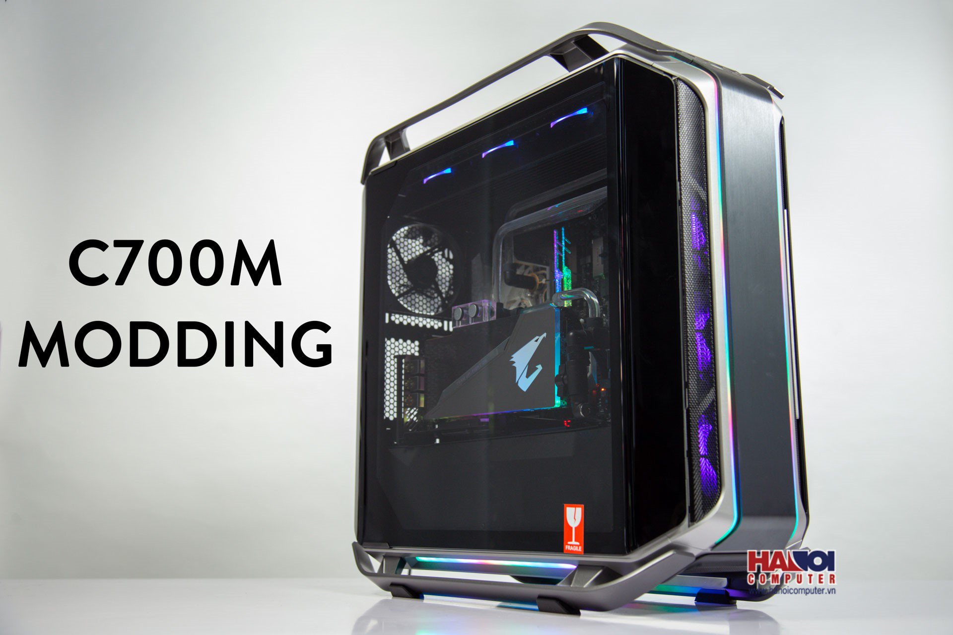 Trọn bộ tản nhiệt nước PC CoolerMaster C700M HT-41 ABYSSAL CRYSTAL (Lắp ráp theo yêu cầu)