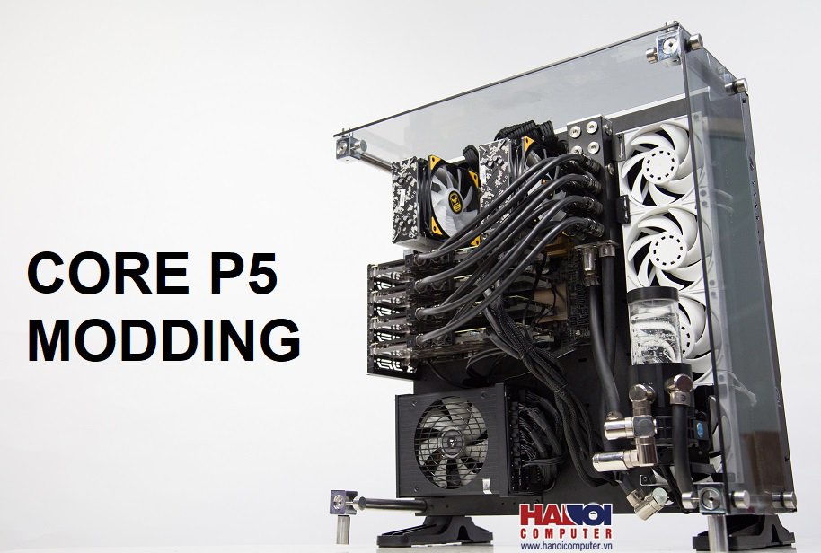 Trọn bộ tản nhiệt nước PC Thermaltake Core P5 Temper Glass Edition ST-06 (Lắp ráp theo yêu cầu)