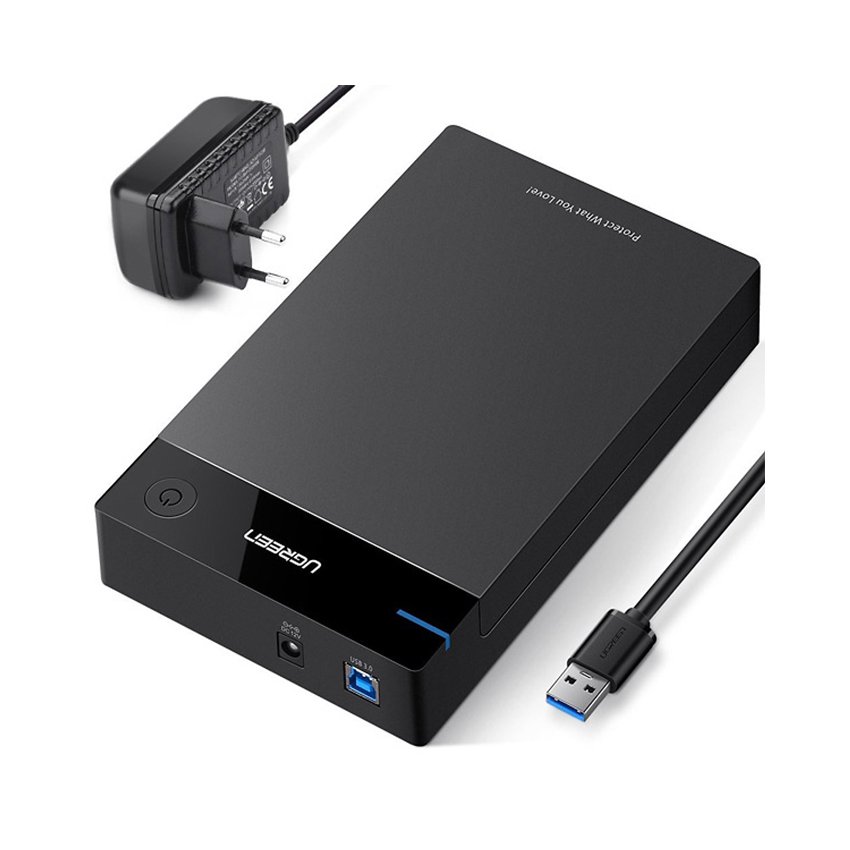 HDD Box 3.5 inch Ugreen 50422 USB 3.0, chính hãng cao cấp