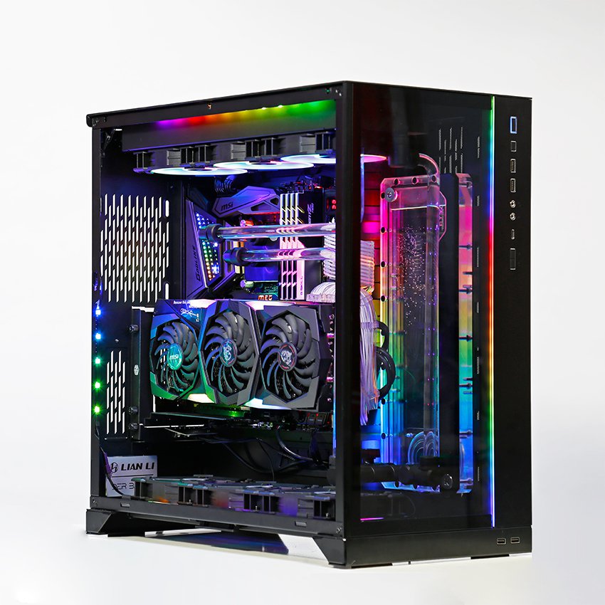 Trọn bộ tản nhiệt nước PC LIAN-LI O11 Dynamic XL ROG HT-49(Lắp ráp theo yêu cầu)