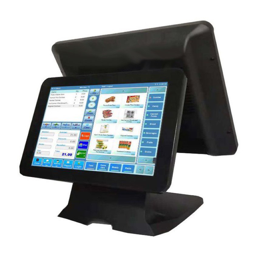 Máy bán hàng POS iCA 8800 Intel Core i5/4GB/128GB SSD/15 inch/2 màn hình