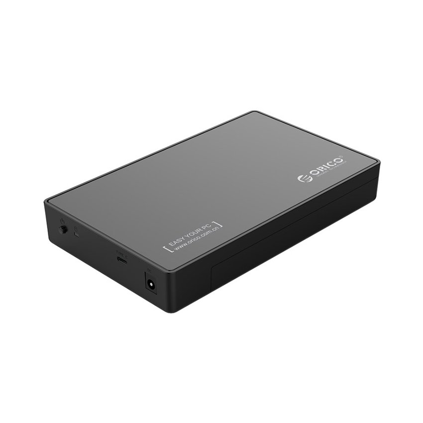 Hộp ổ cứng 3.5 inch/2.5 inch USB 3.0/Type C ORICO 3588C3-BK