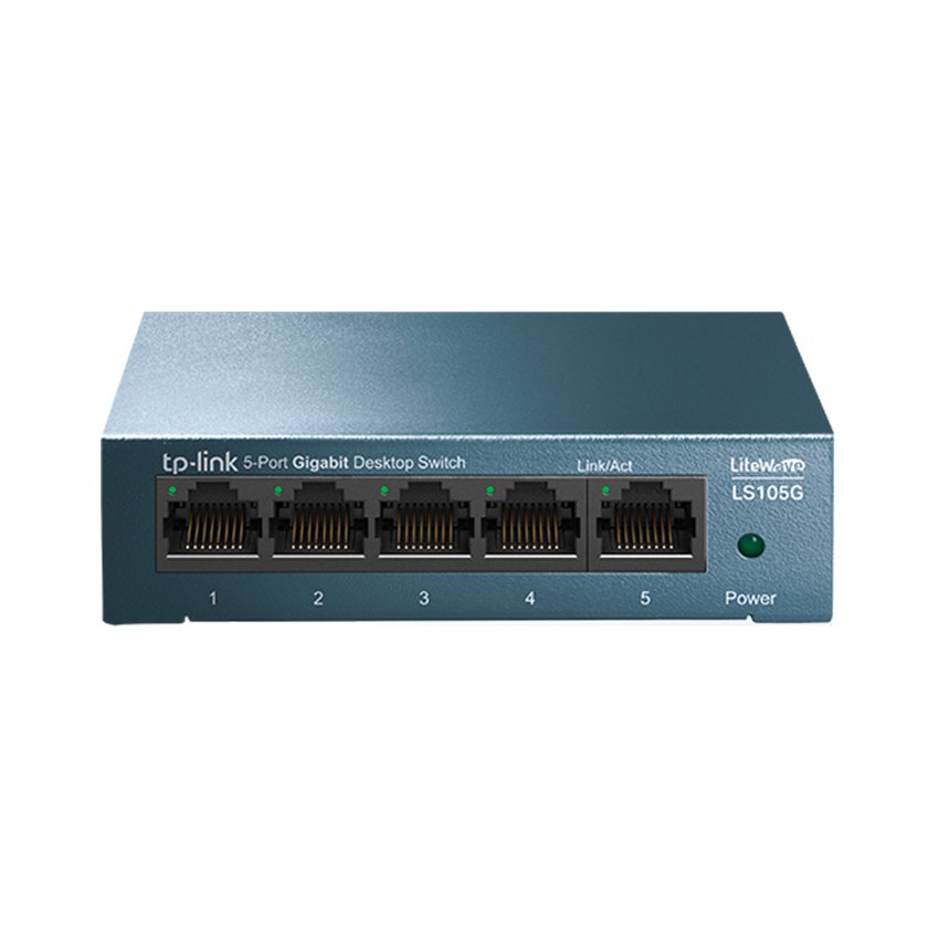 Switch TP-Link LS105G (5 cổng RJ45 10/100/1000Mbps, vỏ kim loại)