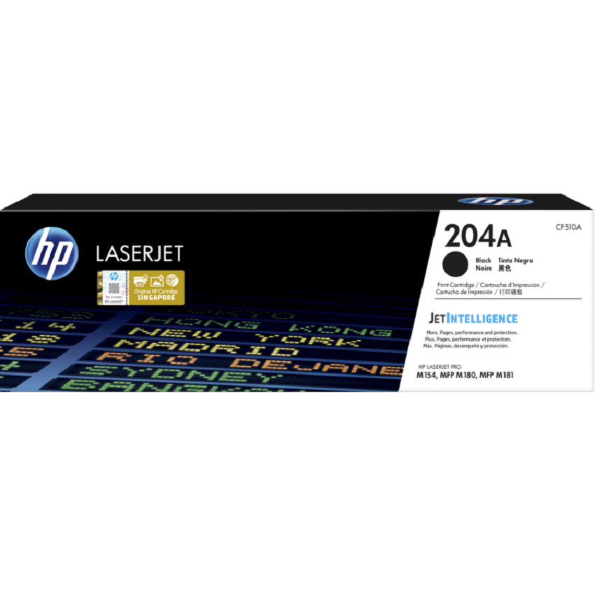 Hộp mực HP 204A (Mực laser, Màu đen) (CF510A)