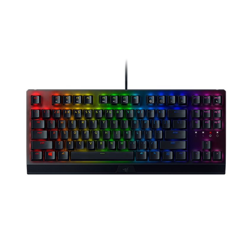 Bàn phím cơ Razer Blackwidows V3 Tenkeyless (USB/RGB/Green switch/Đen) (RZ03-03490100-R3M1)
