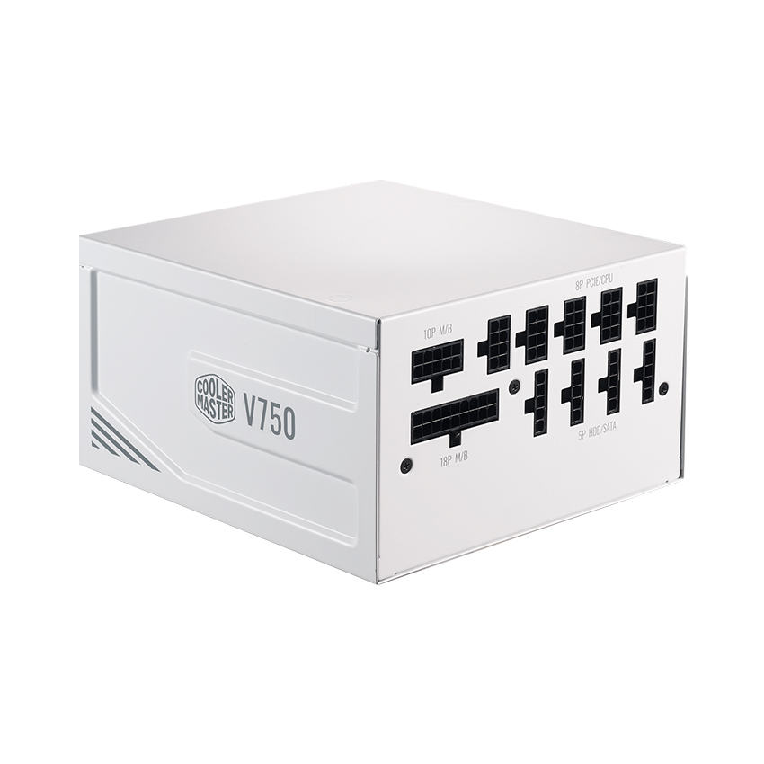 Nguồn máy tính Cooler Master 750W V Gold V2 White (80 Plus Gold/Màu Trắng)