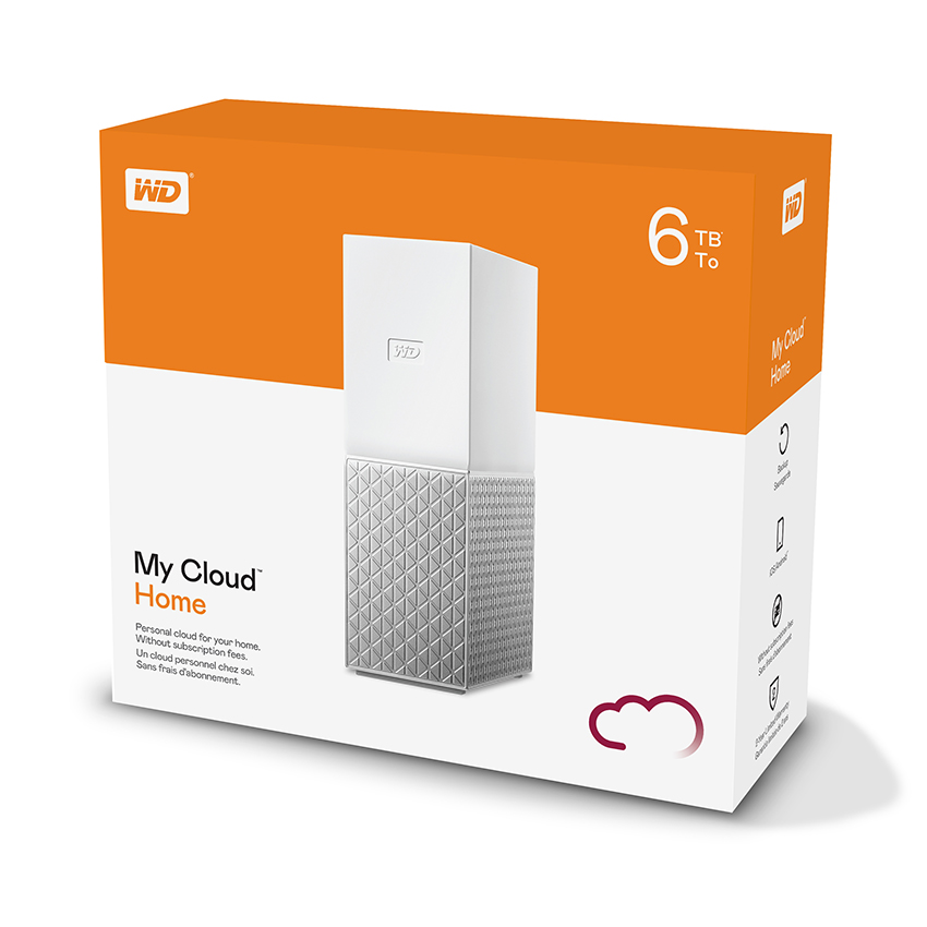 Ổ cứng gắn ngoài 6TB 3.5 inch WD MY CLOUD HOME – WDBVXC0060HWT-SESN