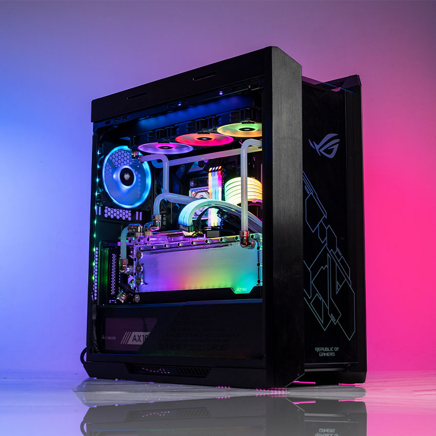 Trọn bộ tản nhiệt nước PC ASUS ROG Strix Helios GX601 - HT-113 (Lắp ráp theo yêu cầu)