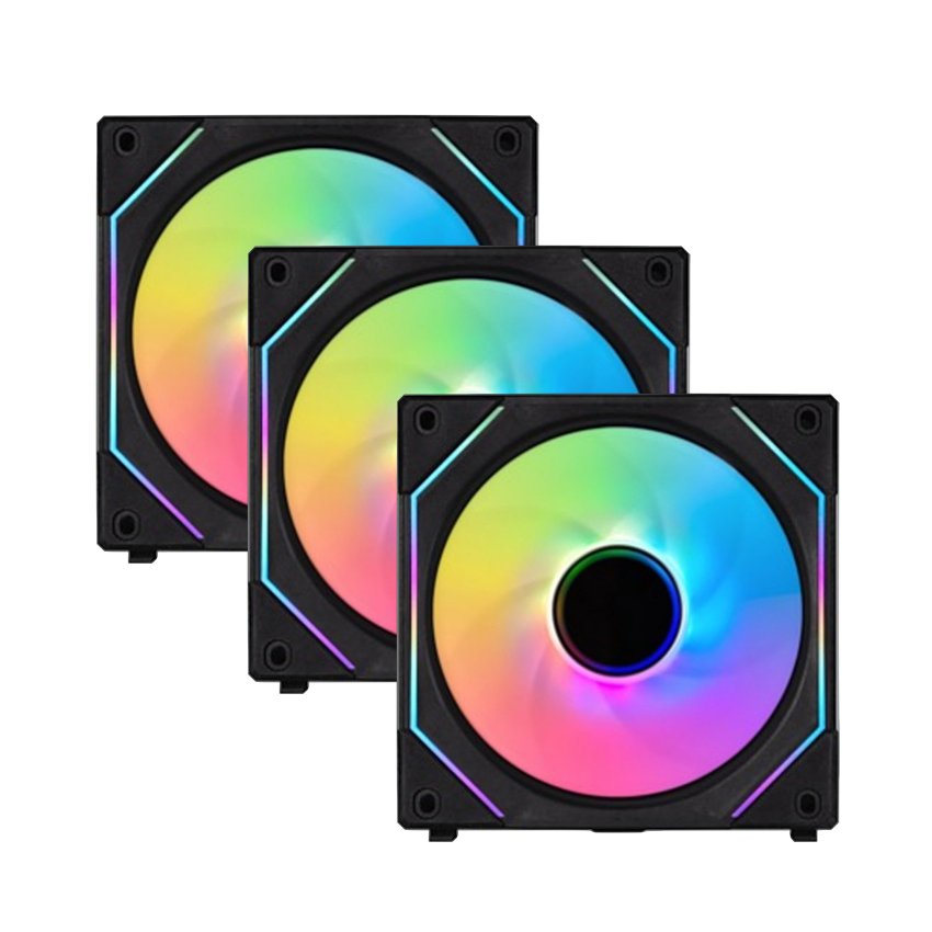 Fan Case LIAN-LI UNI Fan SL INFINITY 120 Triple Black(FANA0610)