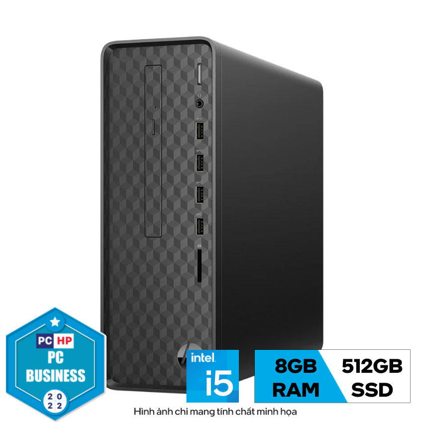 PC HP S01-pF2025d (i5-12400/8GB RAM/512GB SSD/WL+BT/K+M/Win 11) (6K7A3PA)