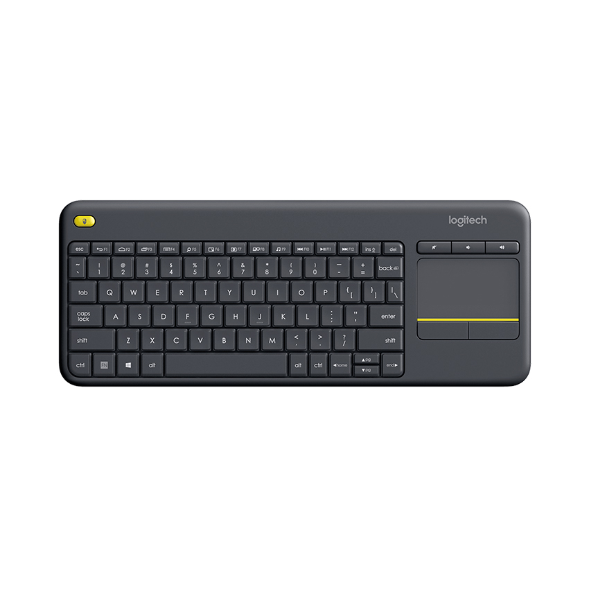 Bàn phím không dây Logitech K400 Plus đen (USB/PinAA)