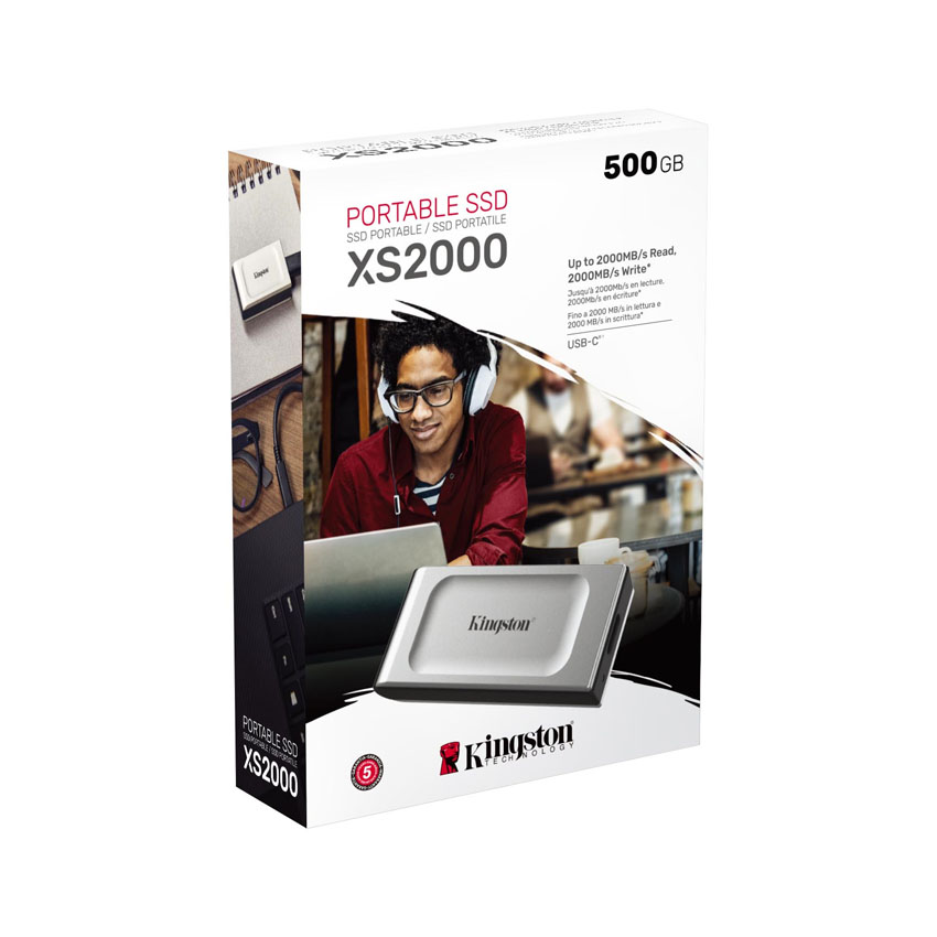 Ổ cứng di động Kingston SSD 2000GB USB 3.2 Gen 2x2 SXS2000/2000G