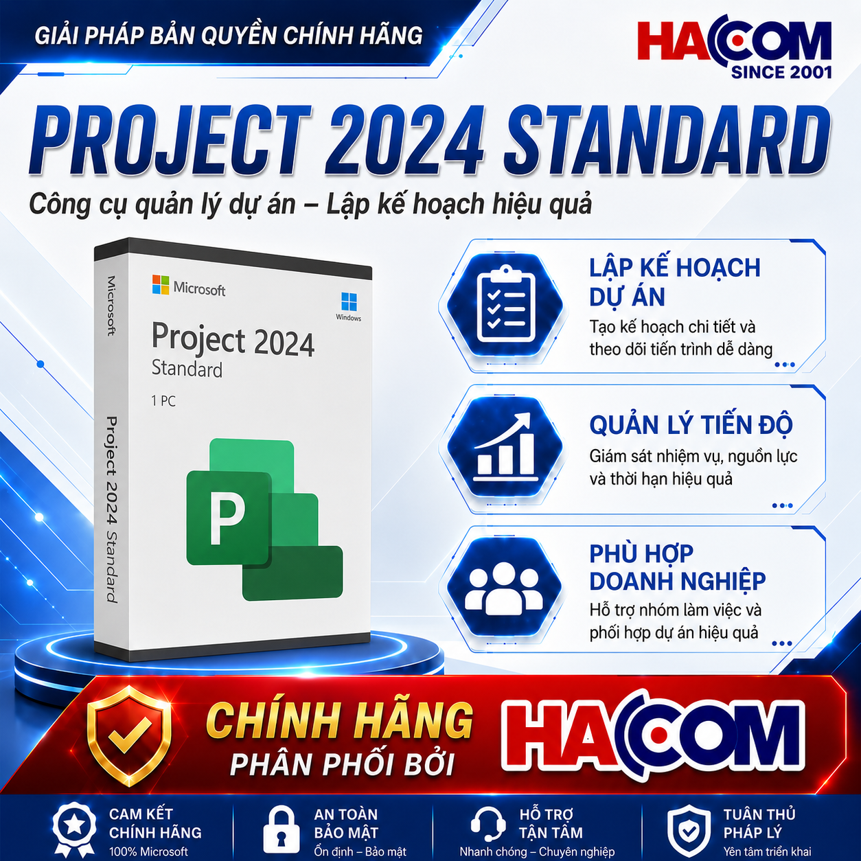 Phần Mềm Project Standard 2024 ESD P2-07057 (1 thiết bị / vĩnh viễn)