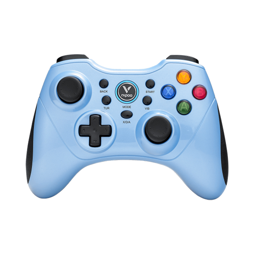 Tay Cầm Chơi Game Không Dây Rapoo V600S Sierra Blue – Màu Xanh Blue