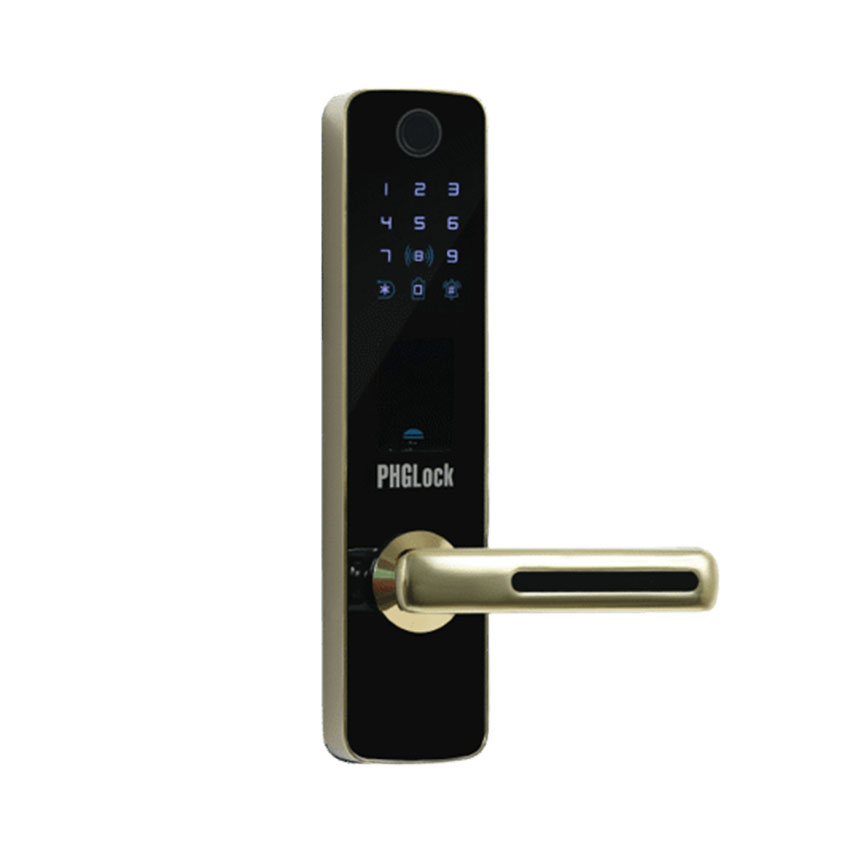 Khóa cửa thông minh PHGLock FP7155 (màu vàng/ APP)
