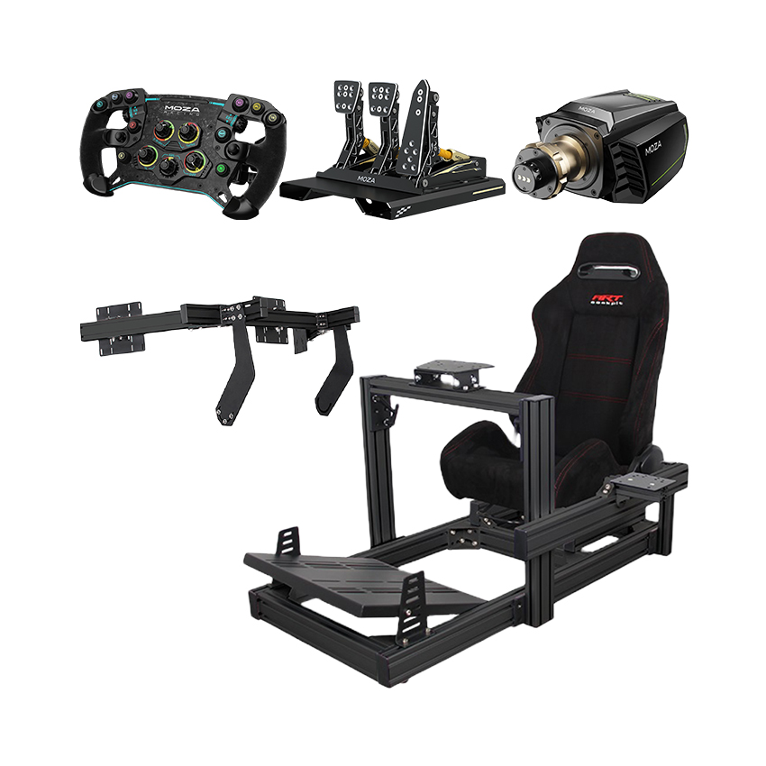 Hệ thống mô phỏng lái xe Vi tính A - Z Racing Platinum 1 (GT/F1) (MOZA R16/GS V2 Formula/CRP Pedal/Art Cockpit AD10/PK02)