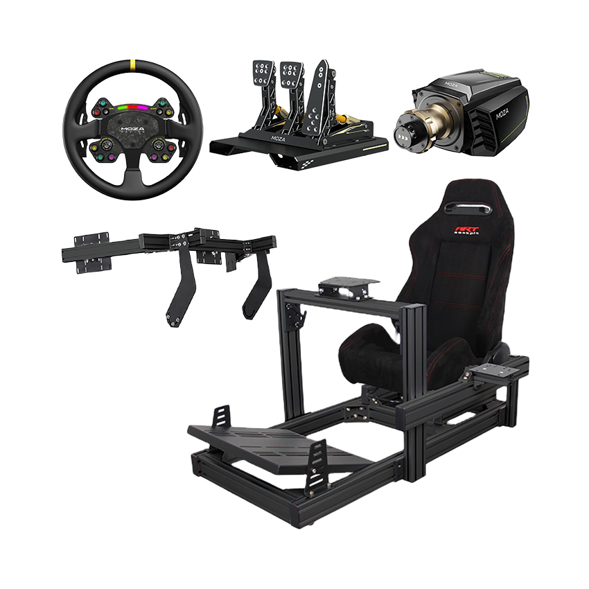 Hệ thống mô phỏng lái xe Vi tính A - Z Racing Platinum 2 (Rally) (MOZA R16/RS V2 Wheel/CRP Pedal/Art Cockpit AD10/PK02)