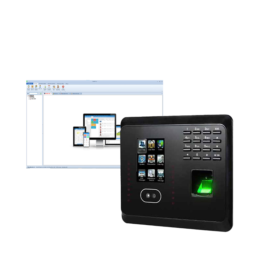 Bộ máy chấm công khuôn mặt và phần mềm chấm công trên app Basic KM-1