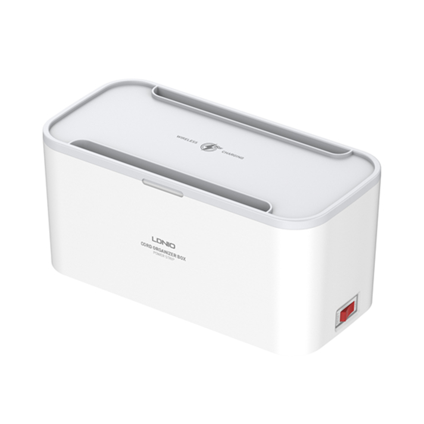 Ổ cắm điện đa năng kiêm sạc không dây LDNIO SN5311W – 05 chấu + 03 cổng USB – Chuẩn chân cắm EU – Kèm box đi dây