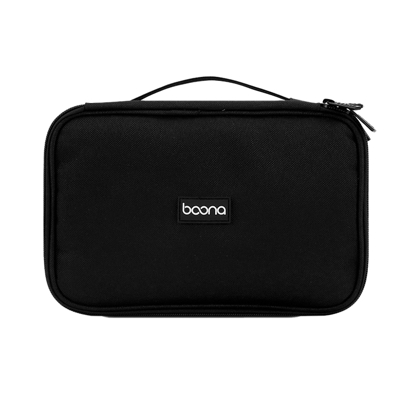 Túi đựng phụ kiện Boona B009 vải Oxford màu đen (20,5cm x 13cm x 7cm)