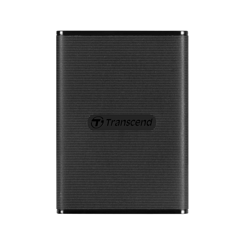 Ổ cứng di động Transcend SSD 500GB USB 3.1 Gen 2, Type C – TS500GESD270C, màu đen, nút sao lưu 1 chạm