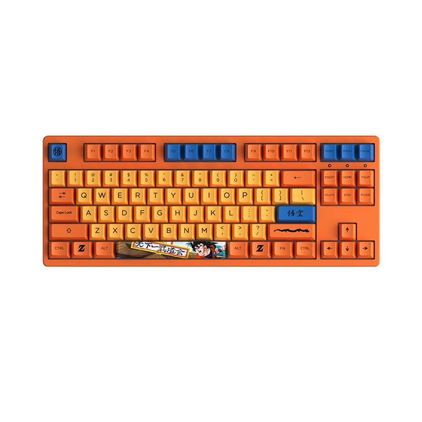 Bàn phím cơ AKKO 3087 RF Dragon Ball Z – Goku (AKKO switch v3 – Cream Yellow)