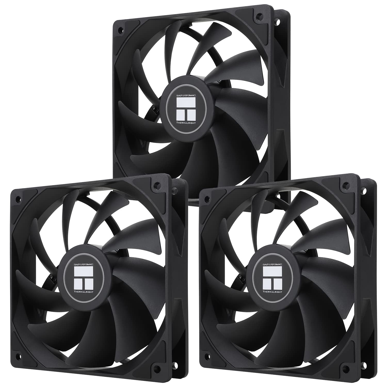 Fan Case Tản Nhiệt Thermalright TL-C12C Bulk – PWM Fans (Màu đen/Không led/Pack 3)