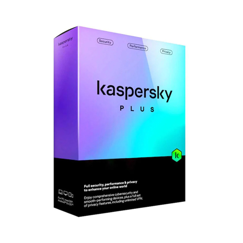 Phần Mềm Diệt Virus Kaspersky Plus (5 thiết bị / 12 tháng)