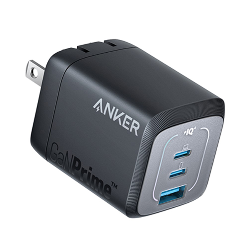 Củ sạc nhanh Anker Prime – A2669 – PD 67W – 01 cổng Type A + 02 cổng Type C – Màu đen
