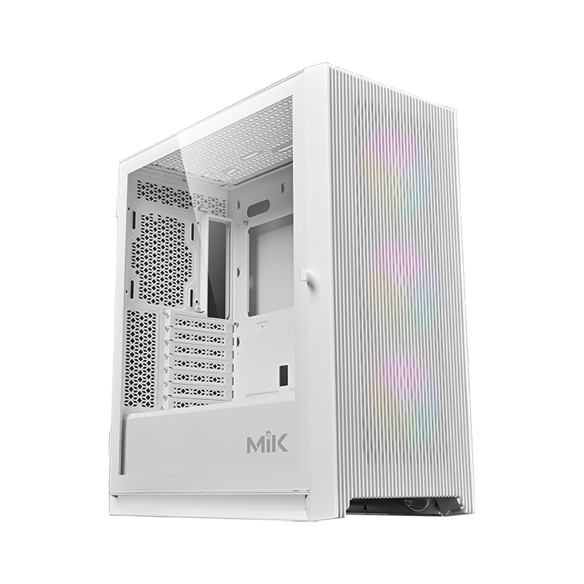 Vỏ Case MIK STORM 360 WHITE – 3FA (ATX/Mid Tower/Màu Trắng/3Fan ARGB)