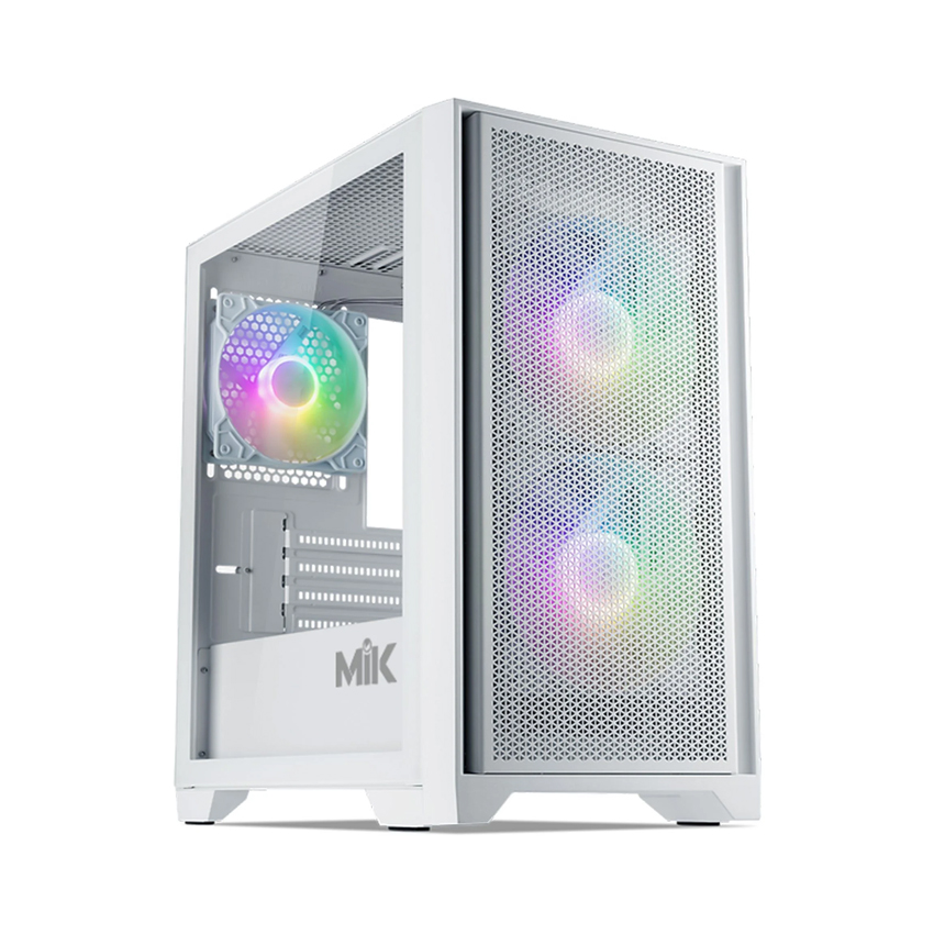 Vỏ Case MIK MORAX 3FA WHITE (Mini Tower/ Màu Trắng/ 3 fan)