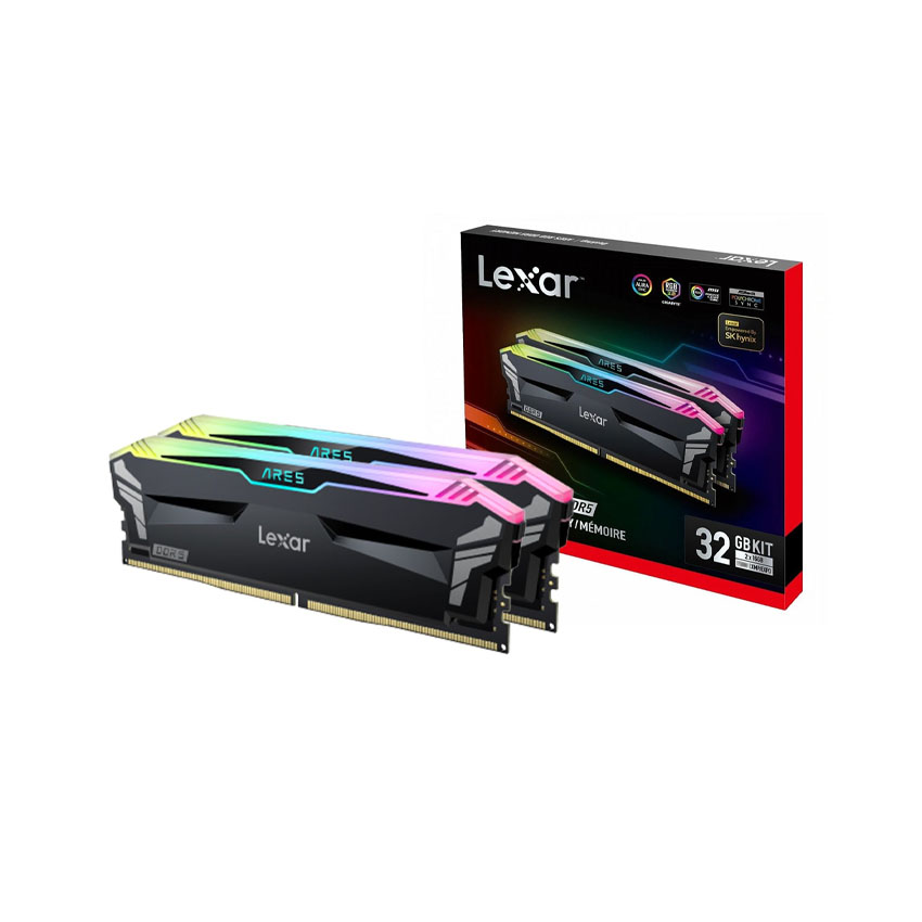 RAM Desktop Lexar (LD5AU016G-R5600GDGA) 32GB (2x16GB) DDR4 5600Mhz