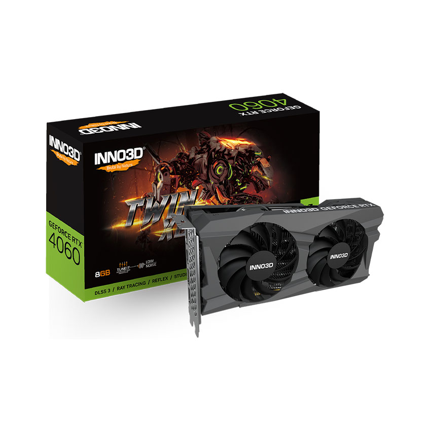 Card màn hình Inno3D RTX 4060 Twin X2 V2 8GB