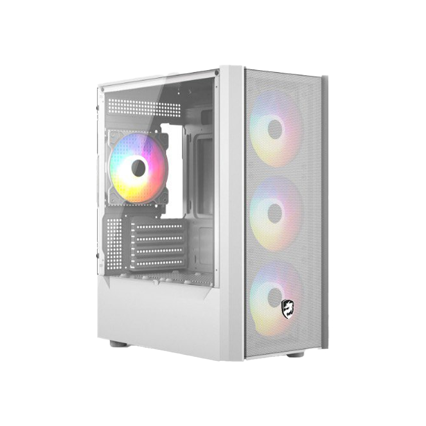 Vỏ Case VITRA CRUISE AX3 3FAN RGB WHITE (MATX/Màu Trắng/Rad top 240)