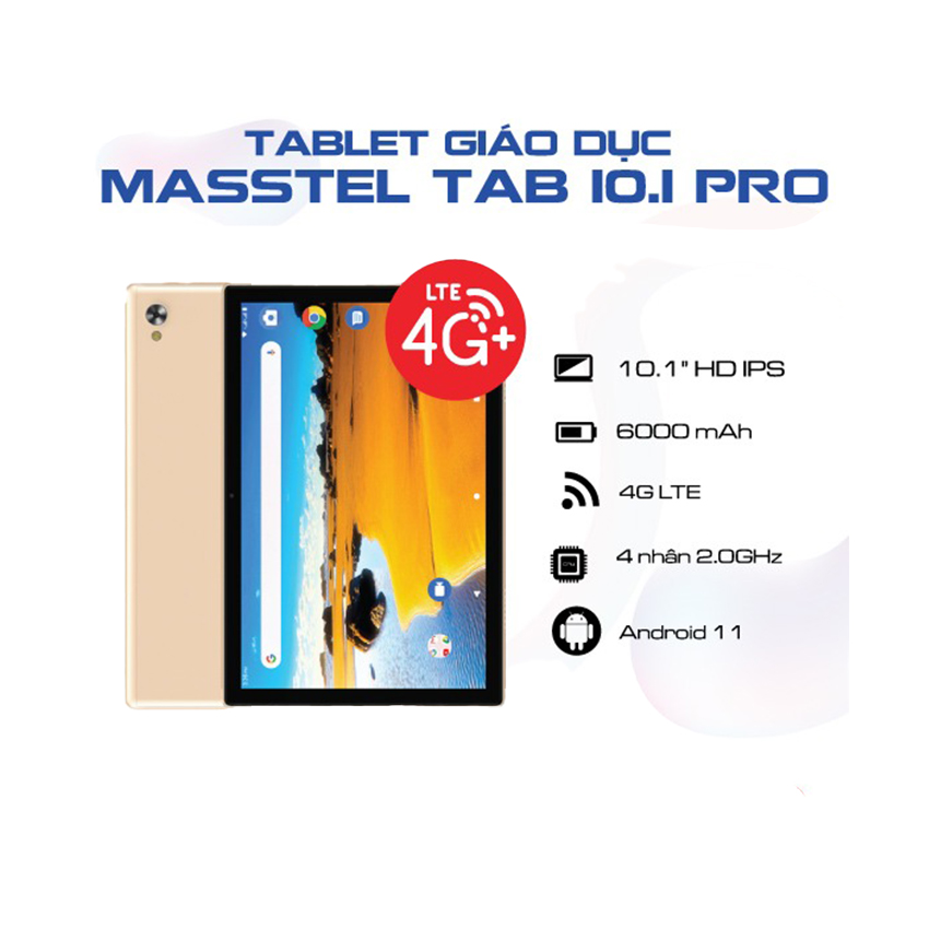 Máy tính bảng Masstel Tab10 Edu (3GB/32GB/10.1 inch) (Đen)