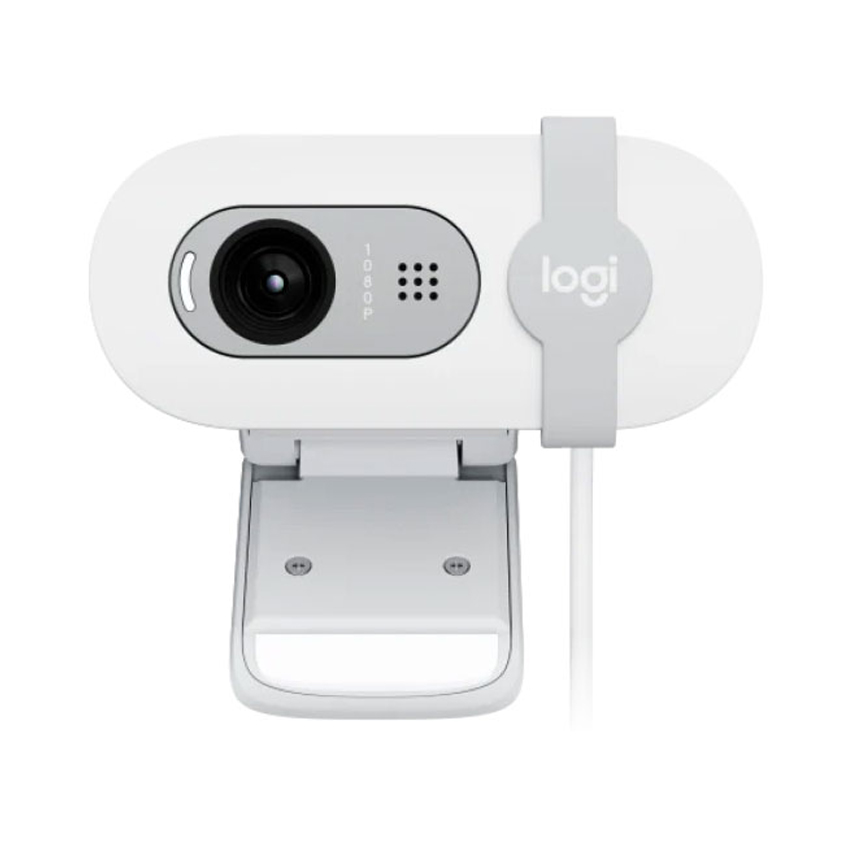 Webcam Logitech Brio 100 Full HD – Màu trắng