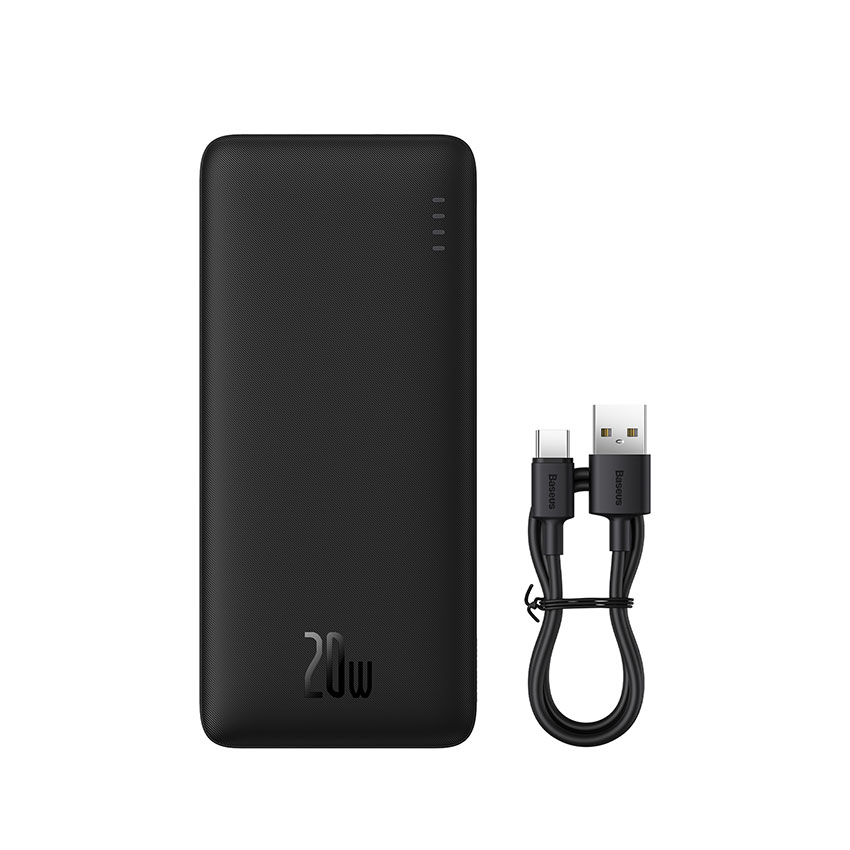 Pin Sạc dự phòng Baseus Airpow Fast Charge 20000mAh 20W – Màu đen