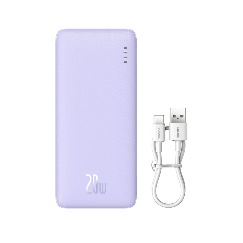 Pin Sạc dự phòng Baseus Airpow Fast Charge 20000mAh 20W – Màu Tím