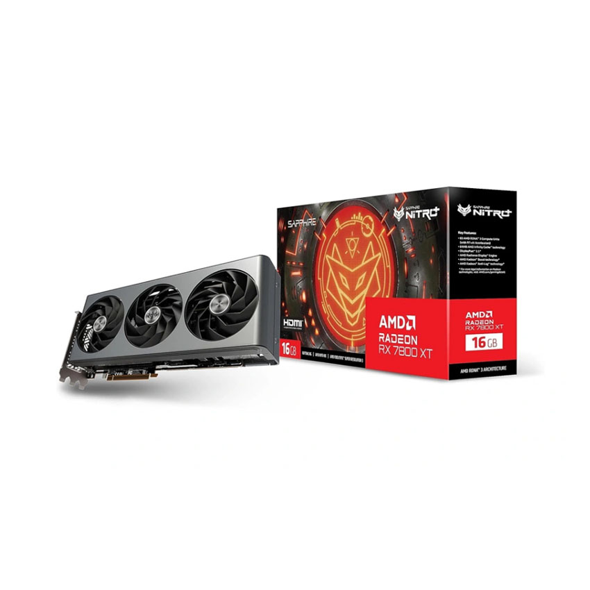 Card màn hình SAPPHIRE NITRO+ RX 7800 XT GAMING OC 16GB