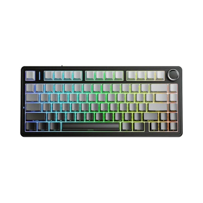 Bàn phím cơ Aula F75 Pro Black Gradient – Reaper switch (Wireless 2.4Ghz /Bluetooth/Dây USB)