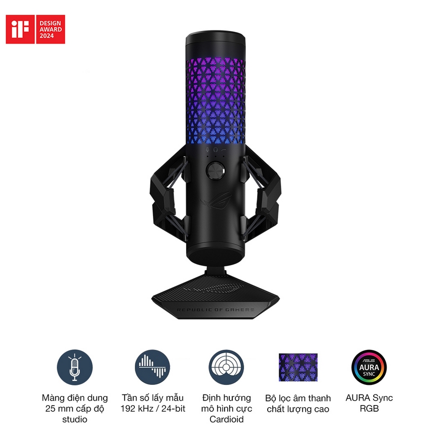 Microphone ASUS ROG Carnyx Black
