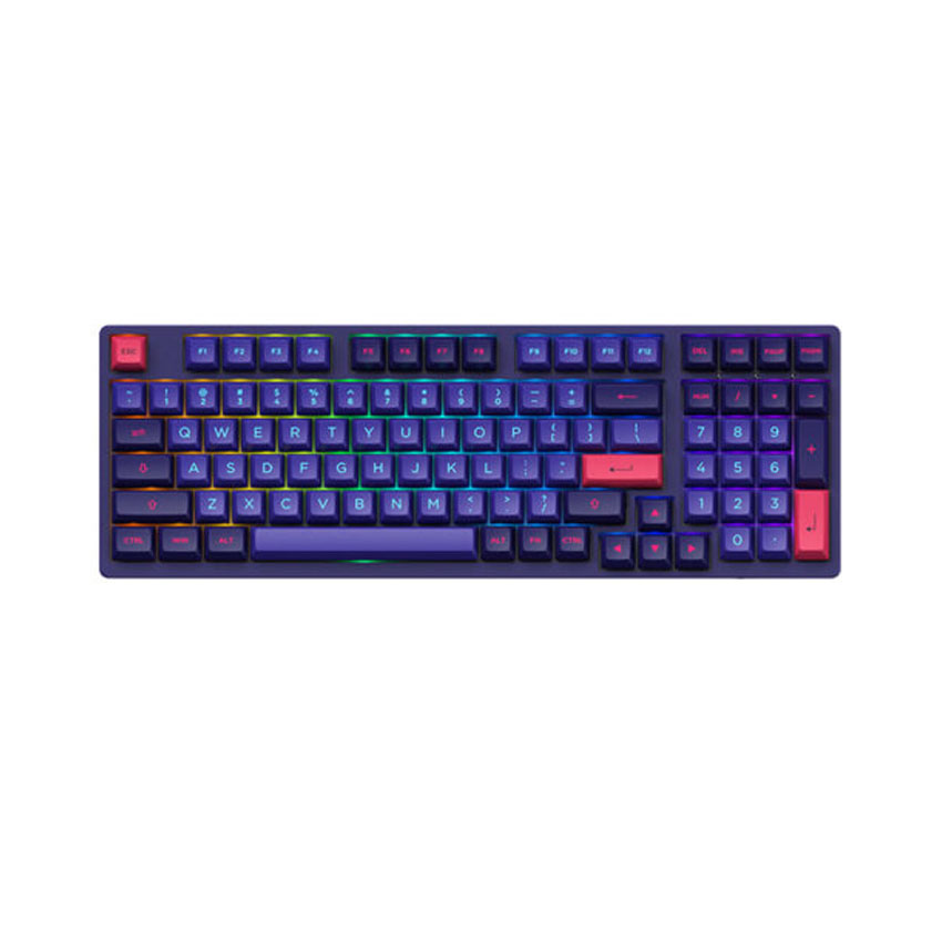Bàn phím cơ AKKO 3098 Neon Cream Blue Pro